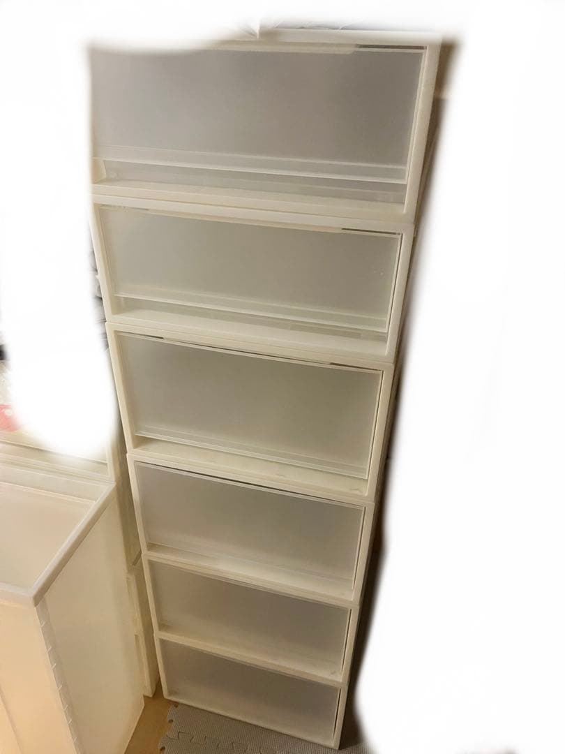 ベ*ィ様 【ほぼ送料】　無印良品　ポリプロピレン　衣装ケース　小2個、中5個