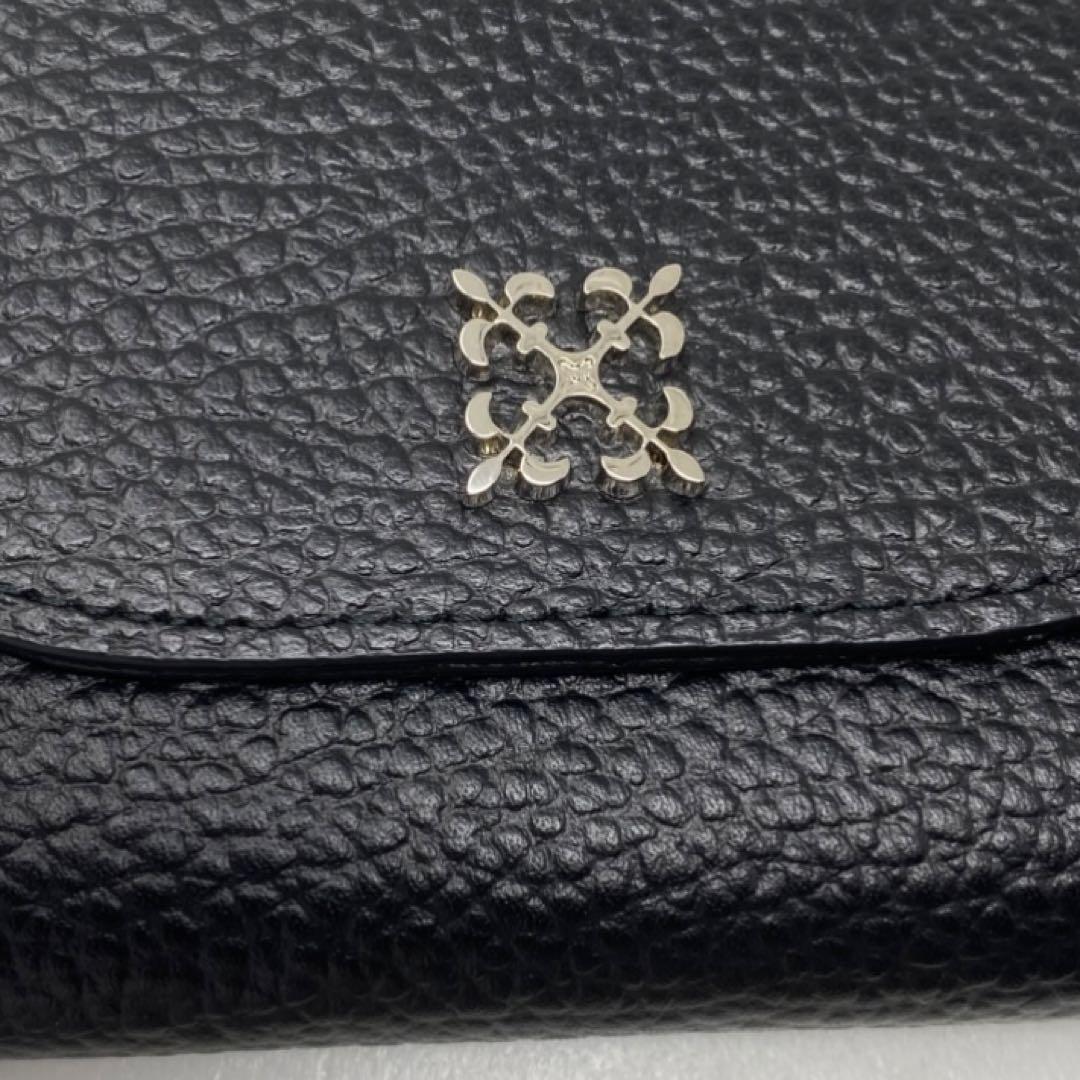 russet ラシット チェーンミニウォレット ブラック 財布 チェーン 黒