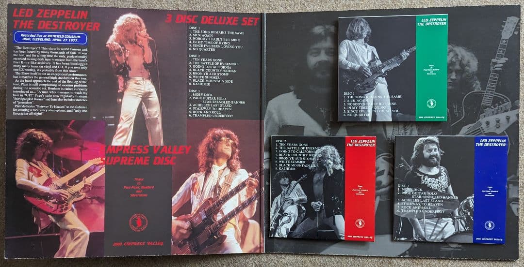 レッド・ツェッペリン:ザ・デストロイヤー❤3CD・LPサイズカヴァー
