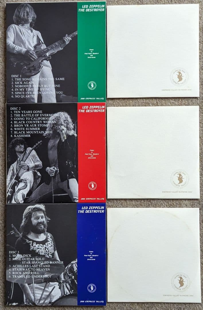 レッド・ツェッペリン:ザ・デストロイヤー❤3CD・LPサイズカヴァー