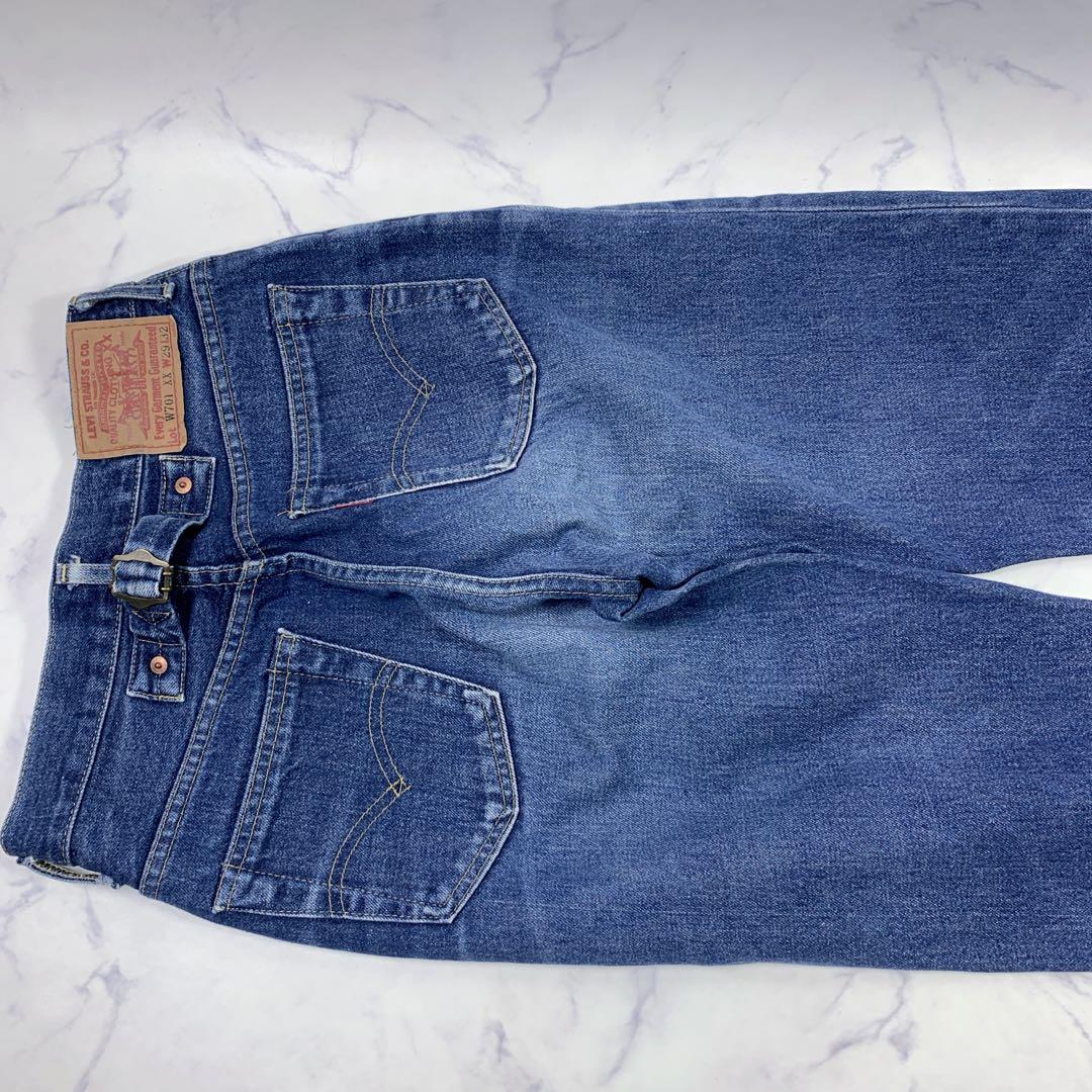 Levi's W701XX デニム W29L32 赤耳 BIGE シンチバック