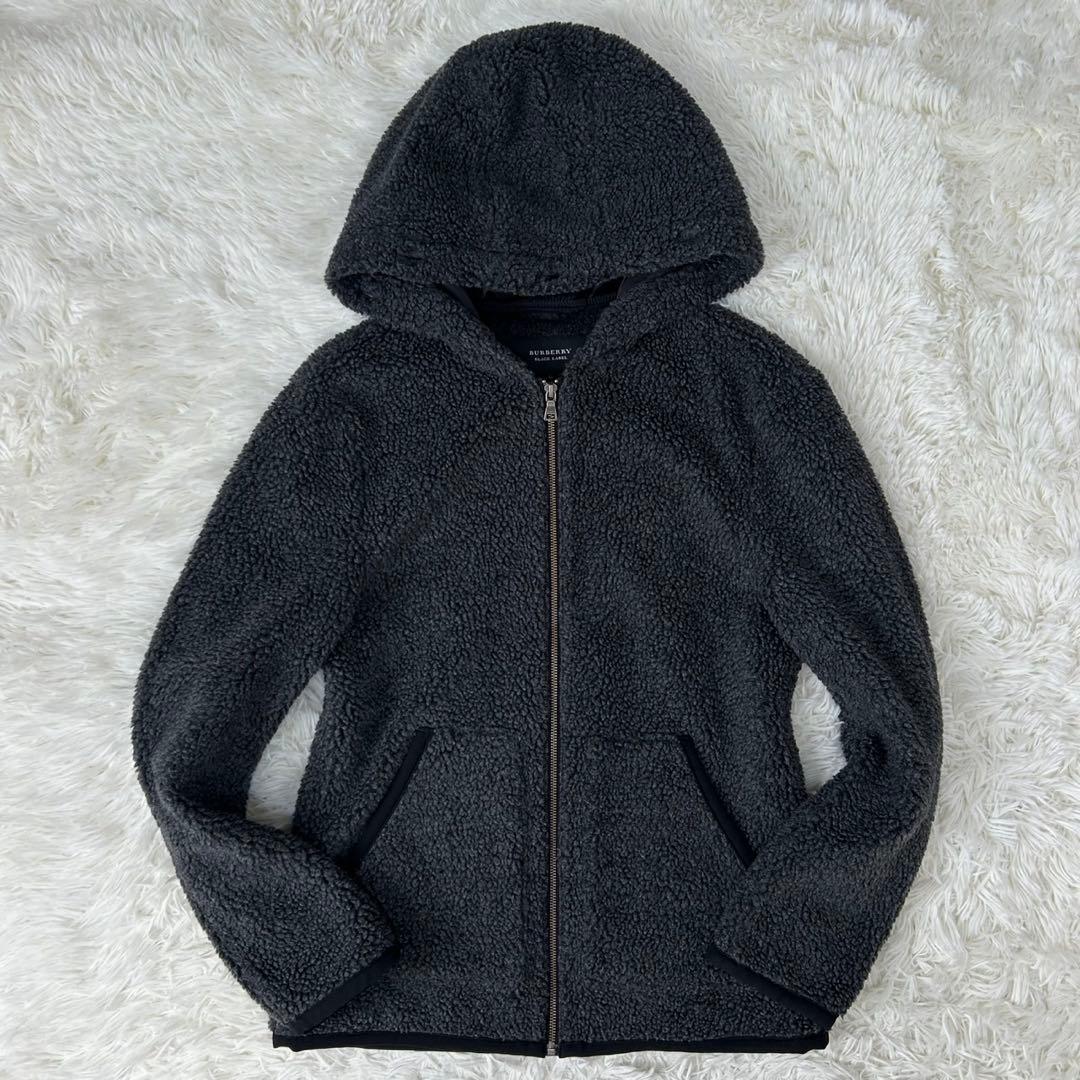 【美品/LL】バーバリーブラックレーベル 3way モッズコート ボアパーカー