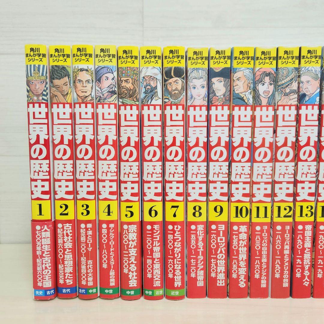 角川まんが学習シリーズ　世界の歴史　全巻セット　　全20巻