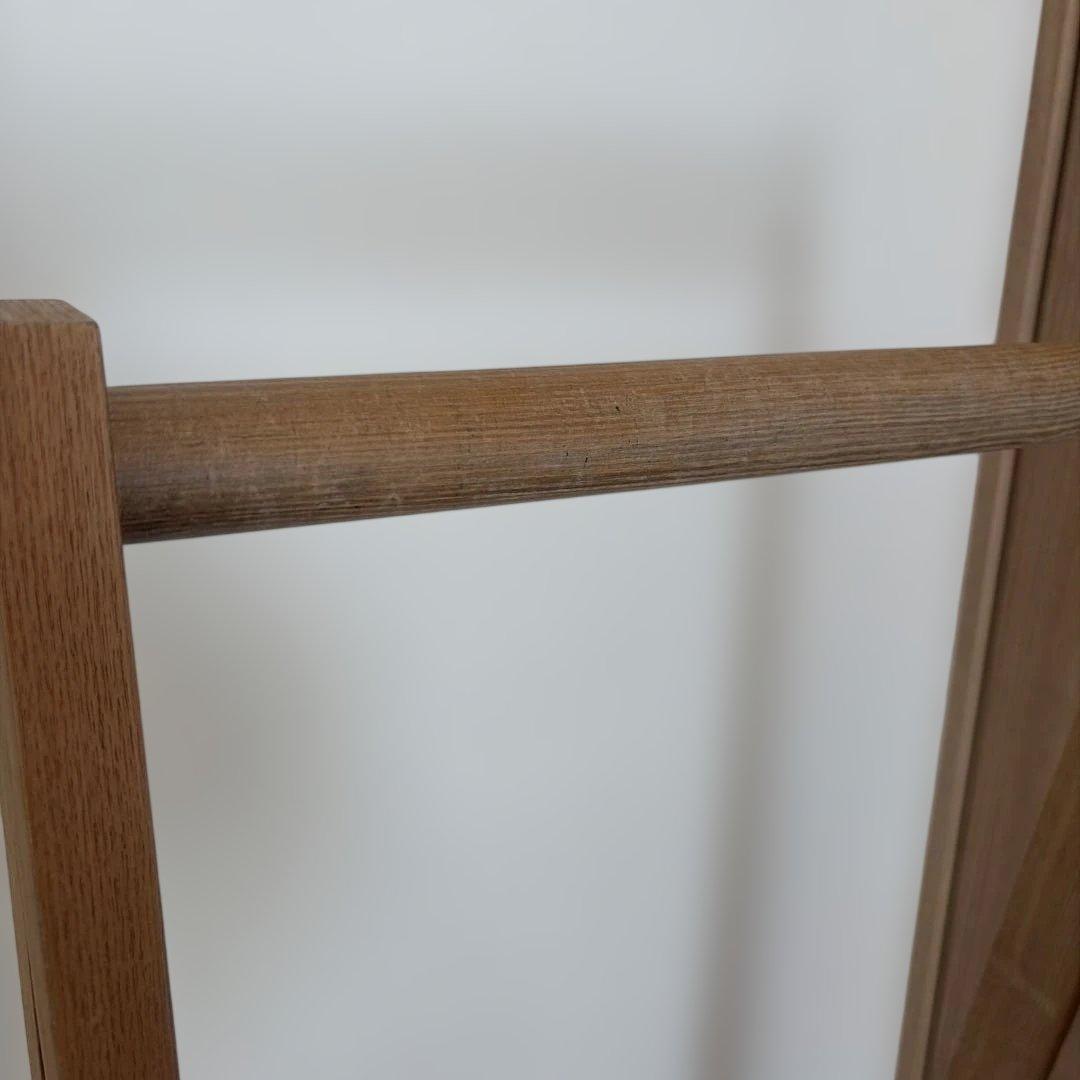 MUJI 無印良品 木製コートハンガー タモ材ハンガーラック　廃盤品