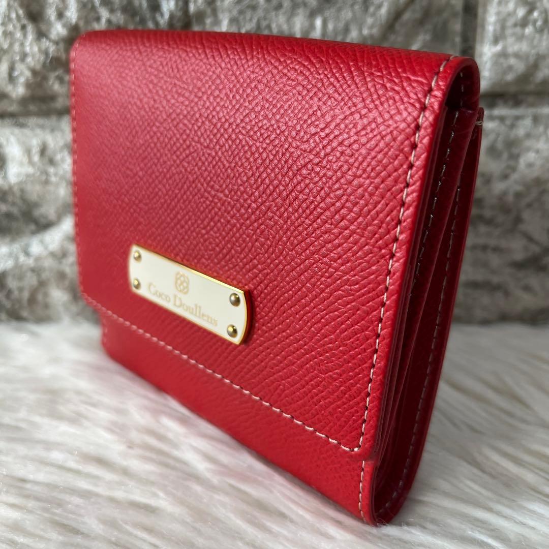 【新品未使用】ココデュラン　イリーナ・テーラー　レザー　三つ折り財布　完売品