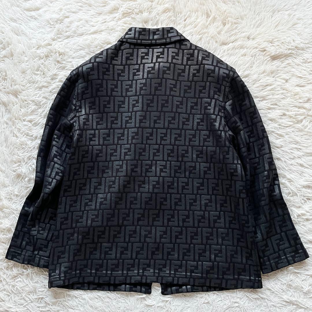 90s Archive FENDI ズッカ柄 ジップアップジャケット イタリア製
