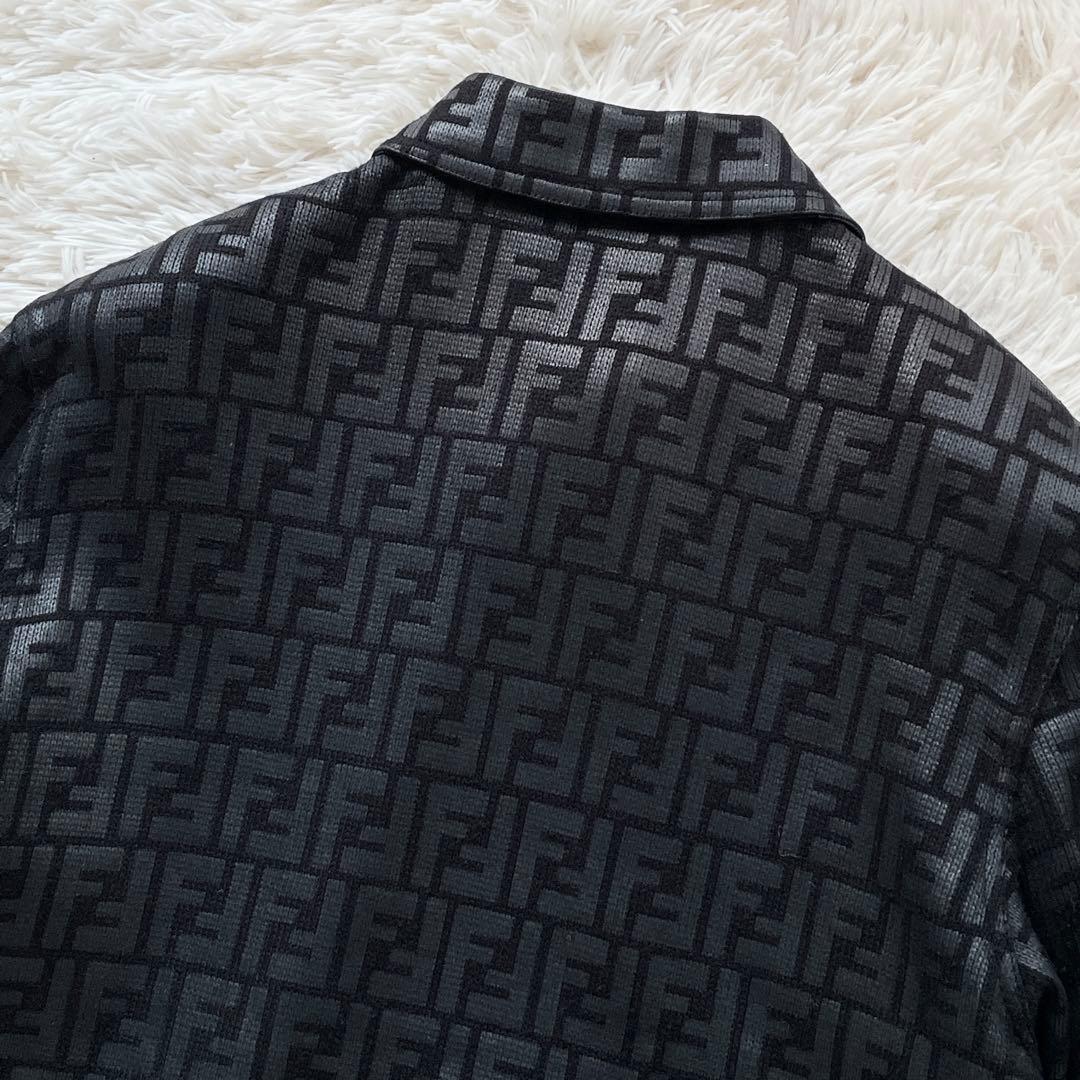 90s Archive FENDI ズッカ柄 ジップアップジャケット イタリア製