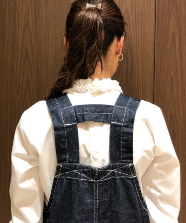 ビームスボーイ／美品◎ユーロワークオーバーオール インディゴデニム ゆったり