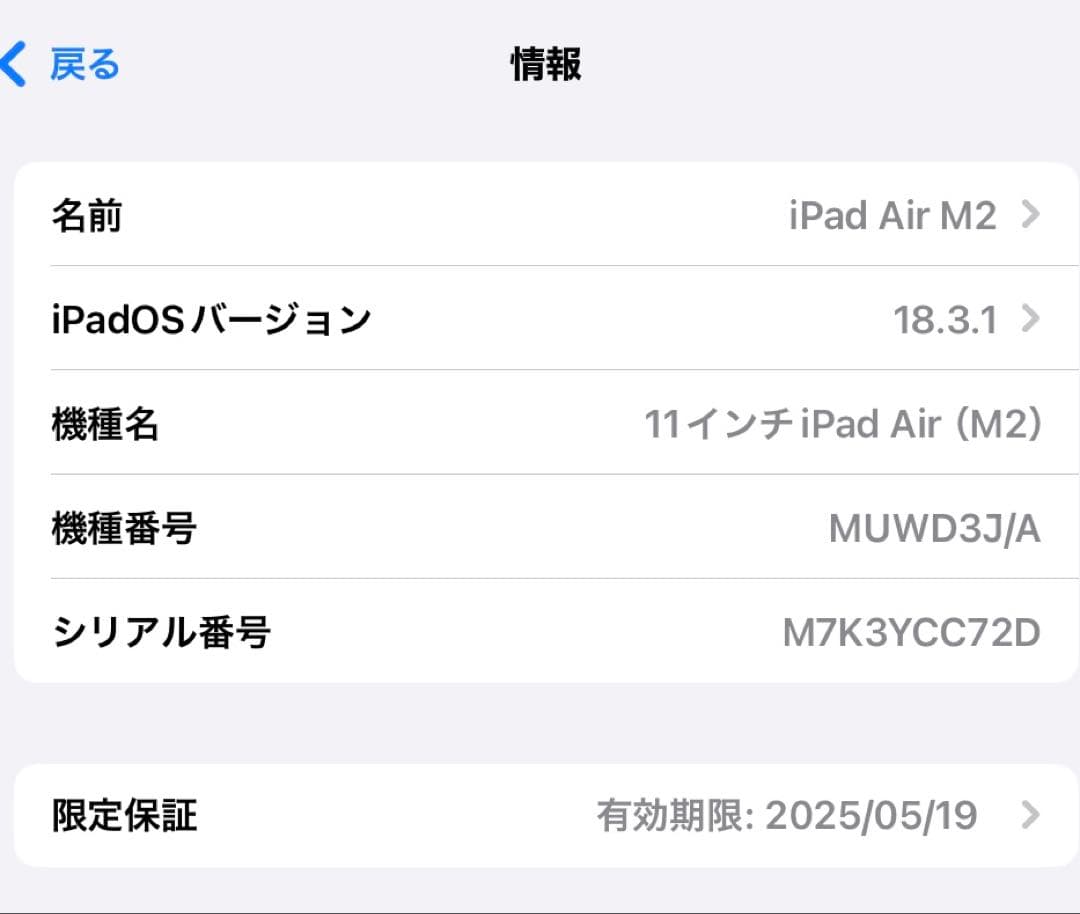 iPad本体 Wade3