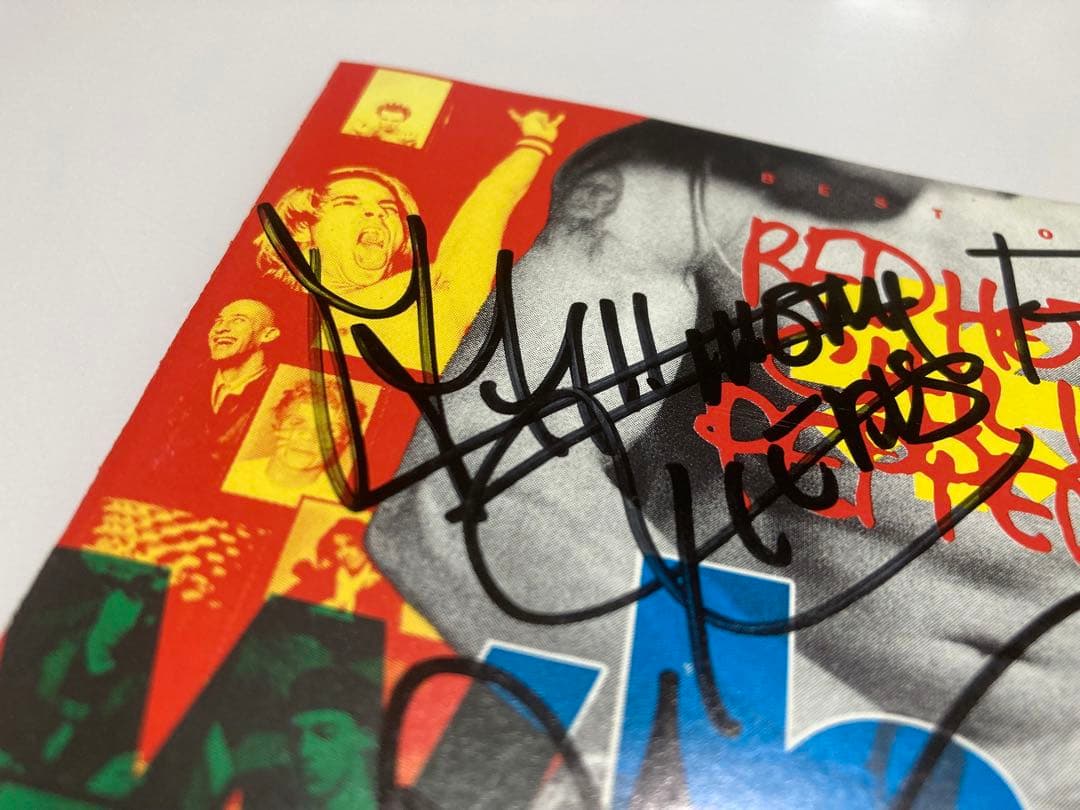 レア　レッチリ 直筆　サイン　CD red hot chili peppers
