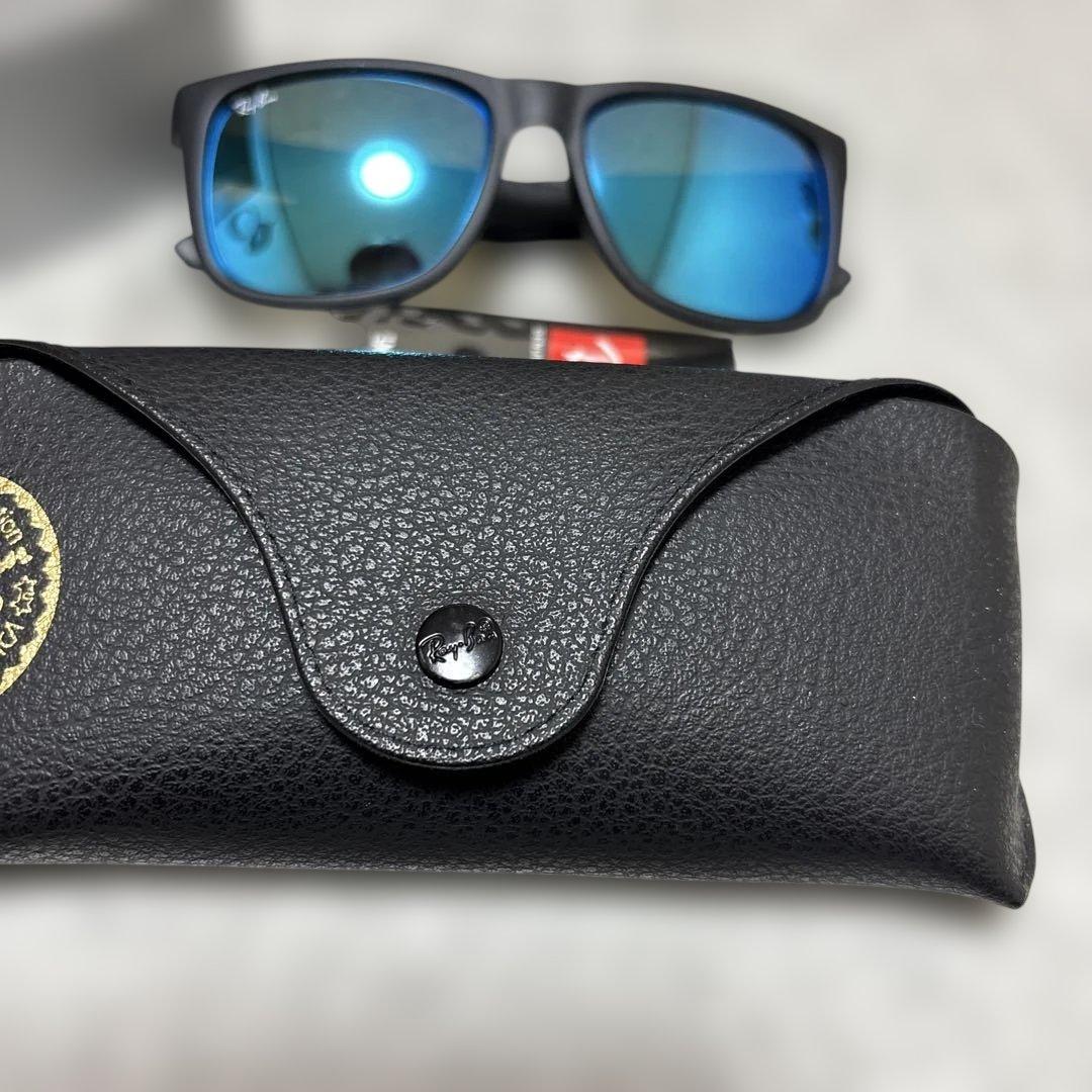 Ray-Ban OR814165F ブラックミラーサングラス レイバン