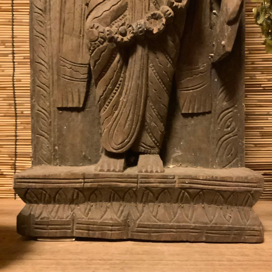 vishu@様keep・古玩・クメール王朝「最高神ヴィシュヌ」ヒンズー教三大神