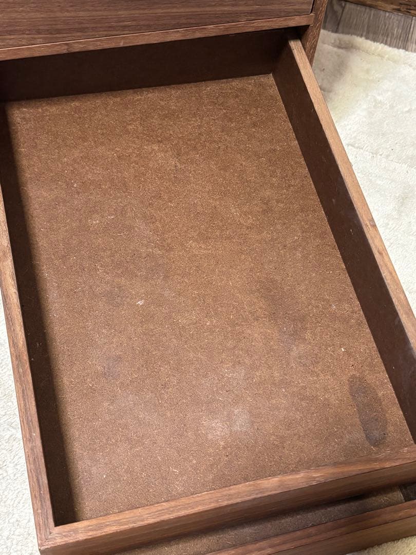 無印良品　廃盤　4段木製チェスト