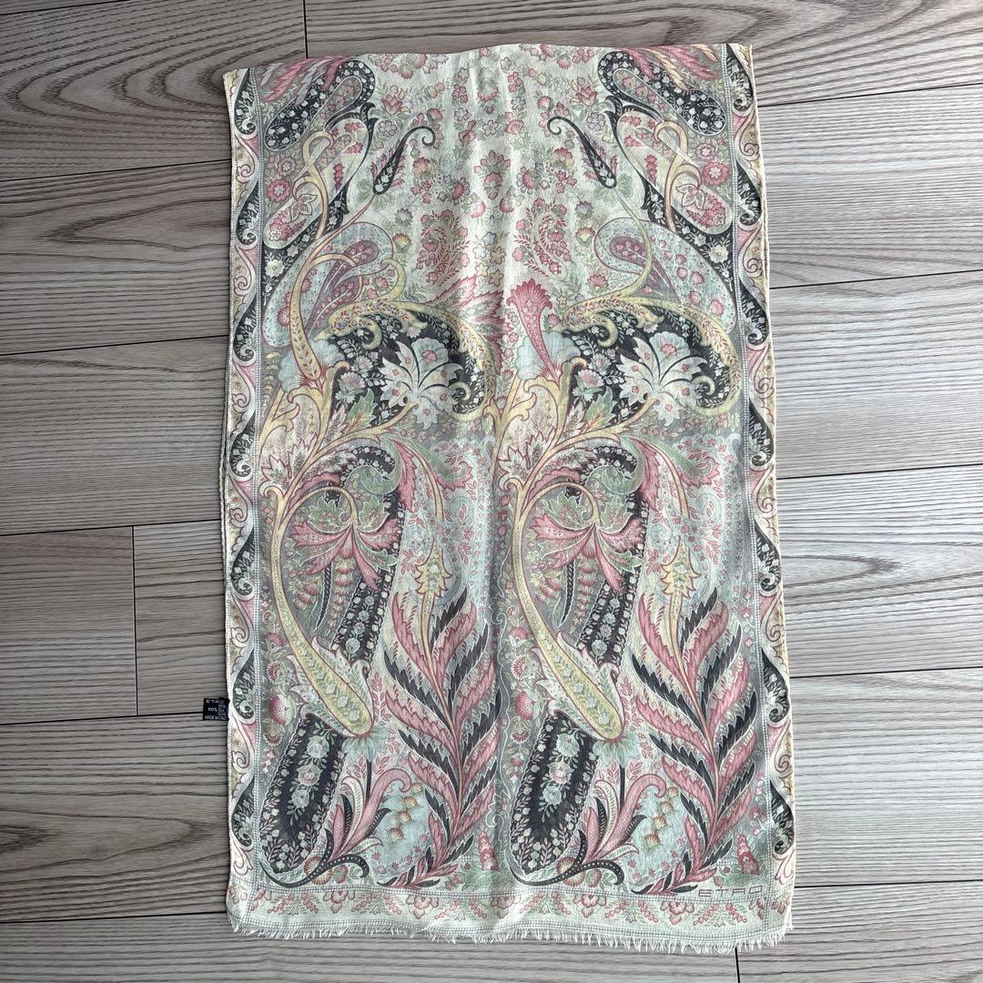★未使用★ETRO★ペイズリー柄ストール