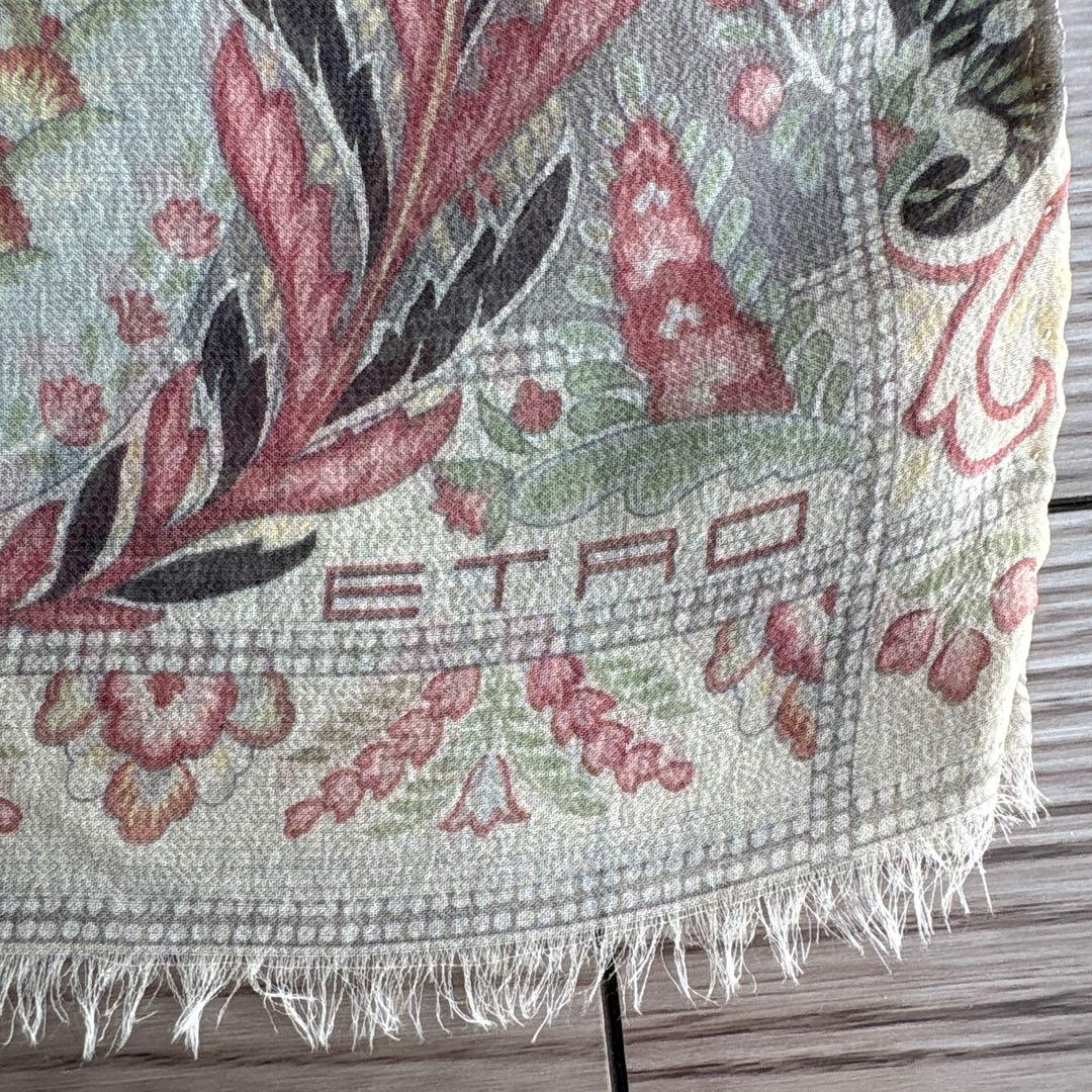 ★未使用★ETRO★ペイズリー柄ストール