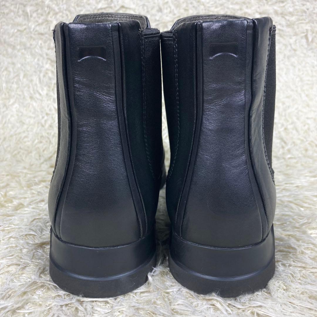 『極美品』カンペール IMAN イマン サイドゴアブーツ　ブラック　レザー　25