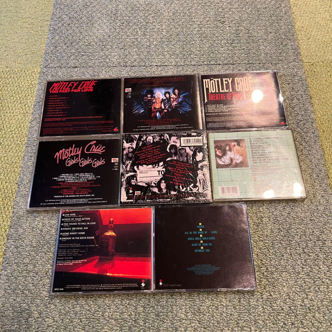 Mötley Crüe アルバムコレクション