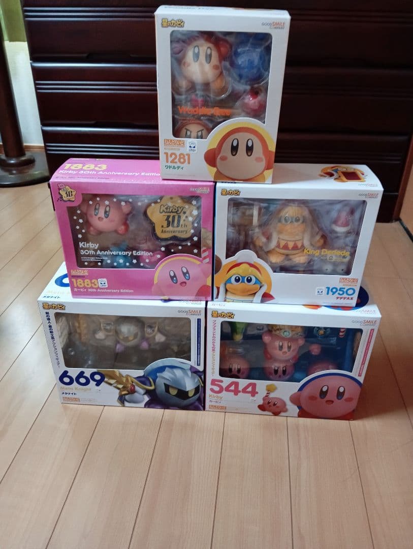 新品未開封★星のカービィ★ねんどろいど★5個セット