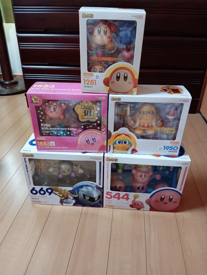 新品未開封★星のカービィ★ねんどろいど★5個セット