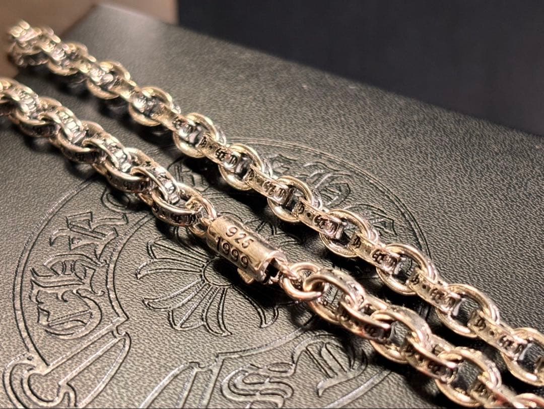 極美品 ⚜️CHROME⚜️ネックレス925シルバー BSフレア チャームペンダント