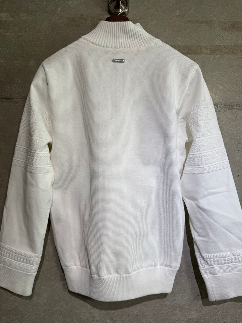 St ANDREWS メンズホワイト ジップアップジャケット M