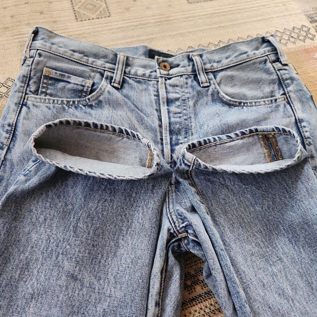 パンツ MADISONBLUE TAPERED DENIM BLUE