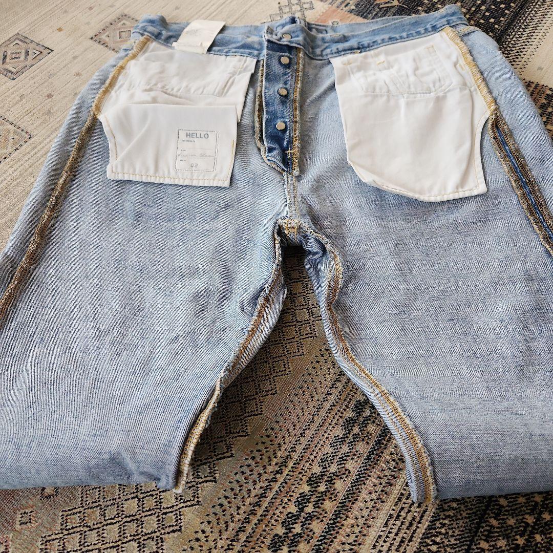パンツ MADISONBLUE TAPERED DENIM BLUE