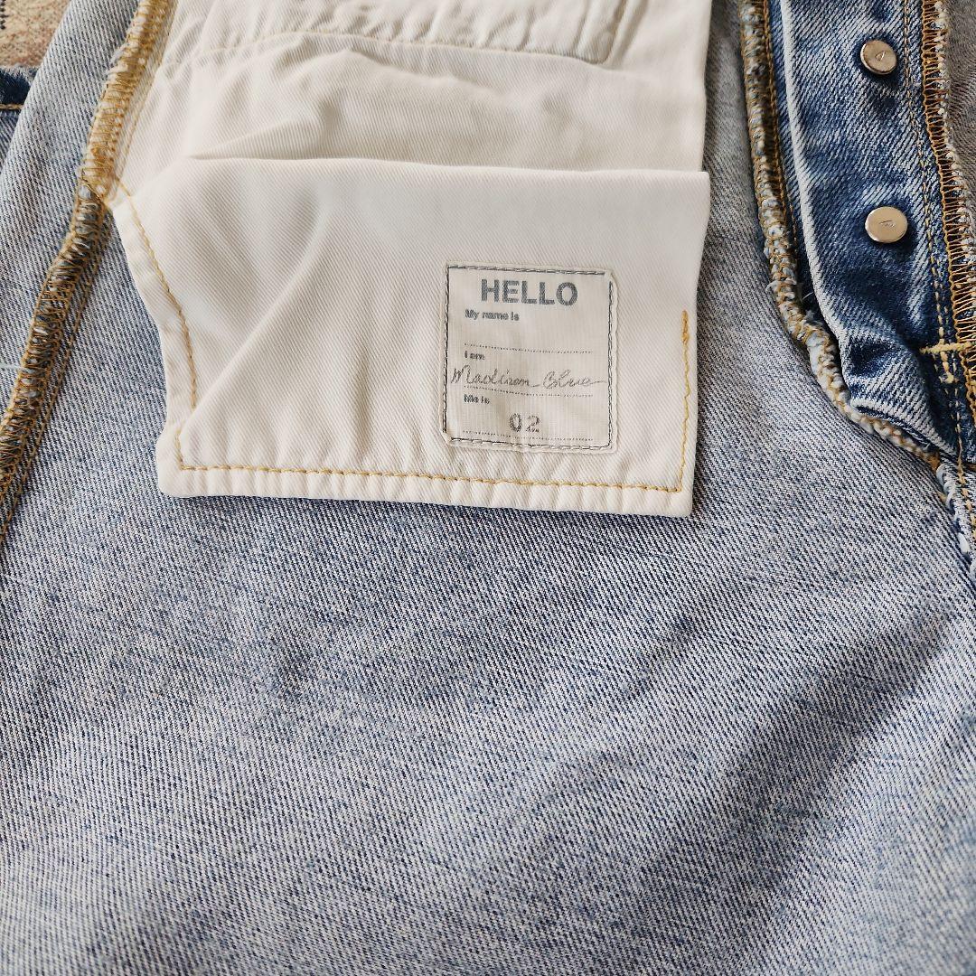 パンツ MADISONBLUE TAPERED DENIM BLUE