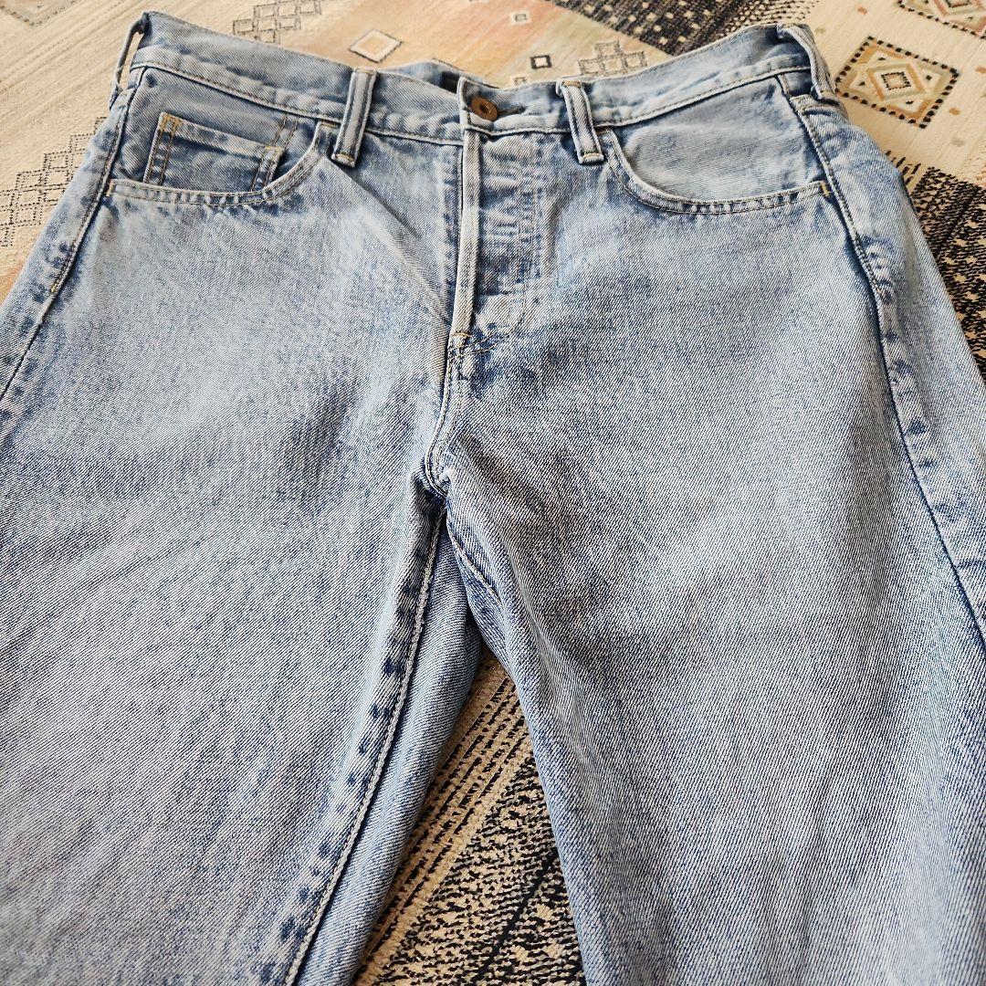 パンツ MADISONBLUE TAPERED DENIM BLUE