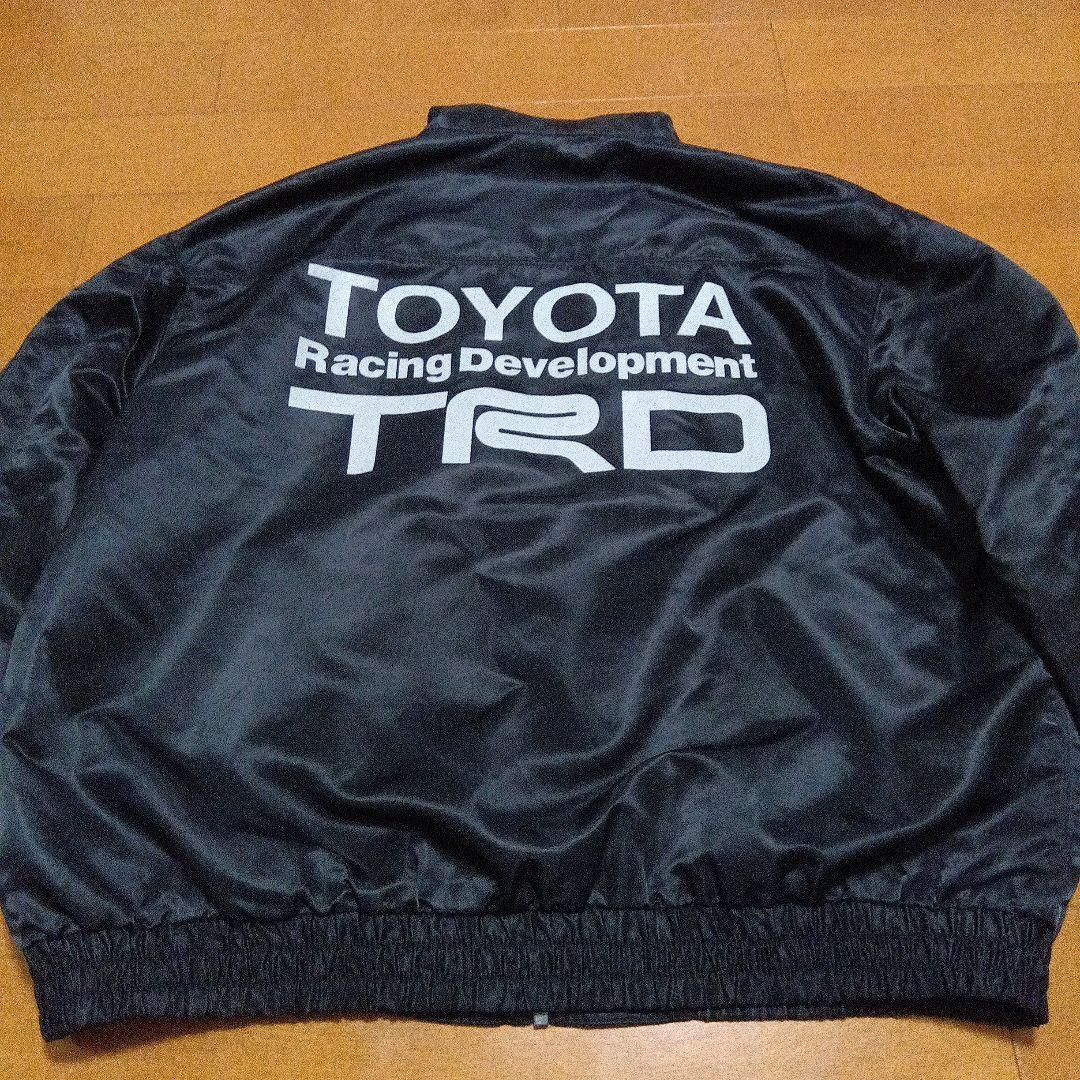トヨタTRD ブルゾン　ブラック　刺繍　デカロゴ　LL