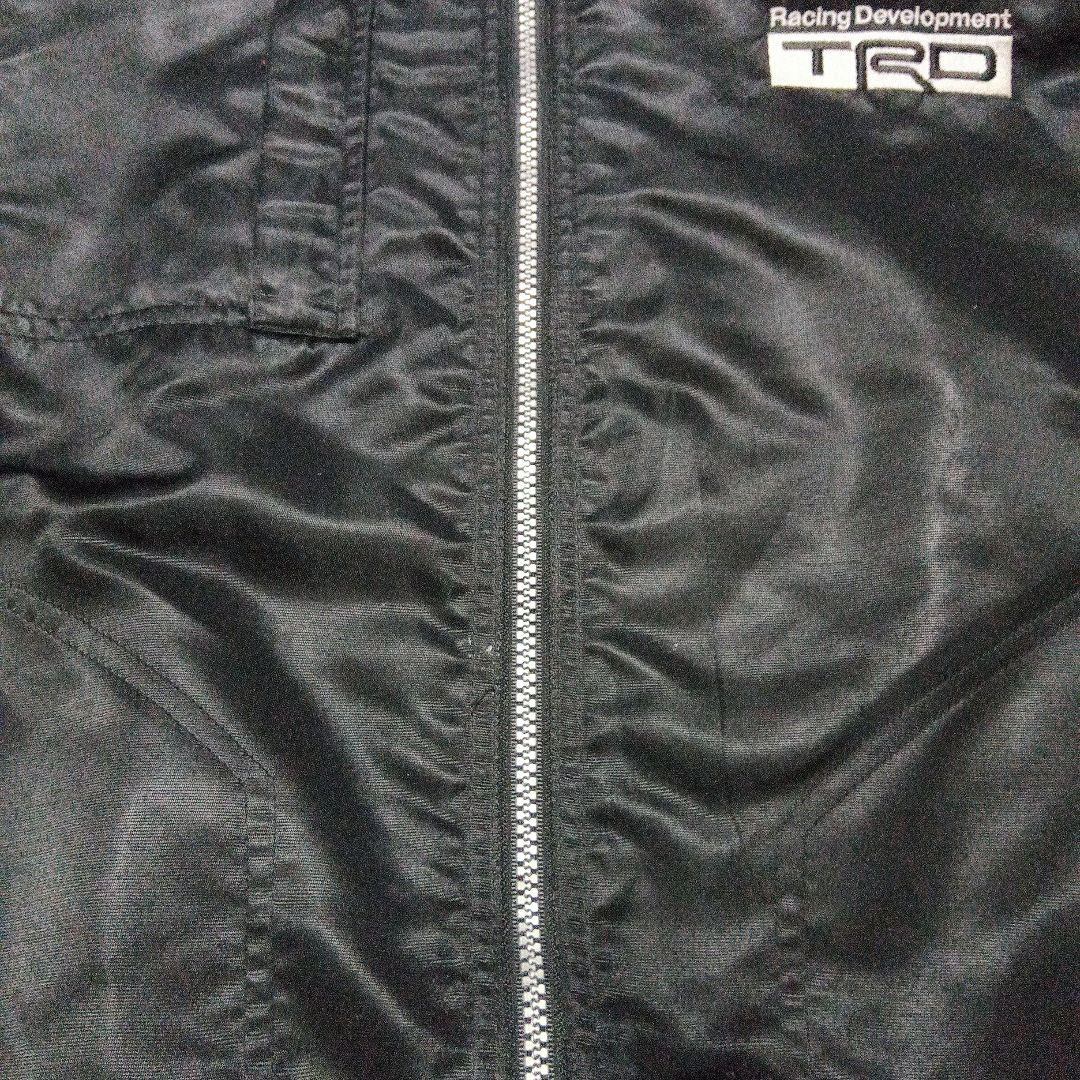 トヨタTRD ブルゾン　ブラック　刺繍　デカロゴ　LL