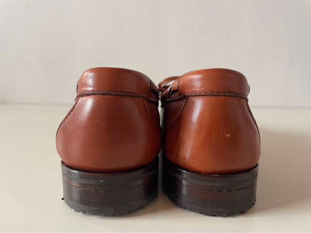 未使用品◎アレンエドモンズ Muldoon キルトローファー 茶 9.1/2D◎