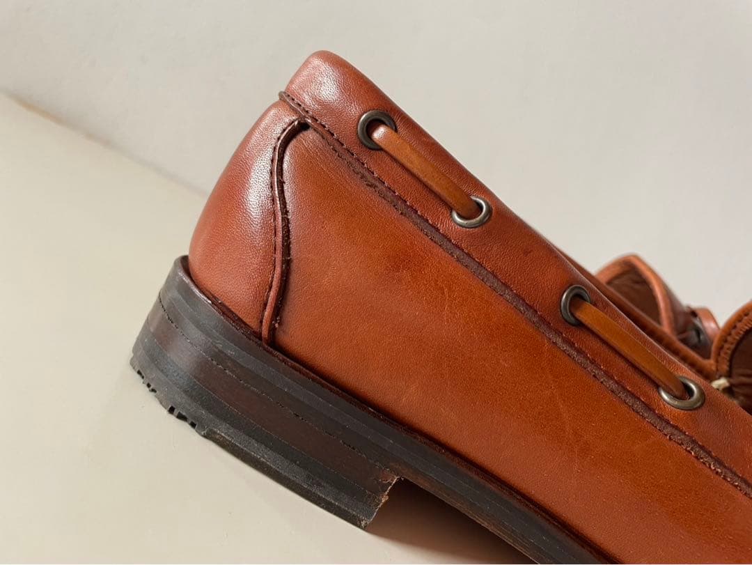 未使用品◎アレンエドモンズ Muldoon キルトローファー 茶 9.1/2D◎