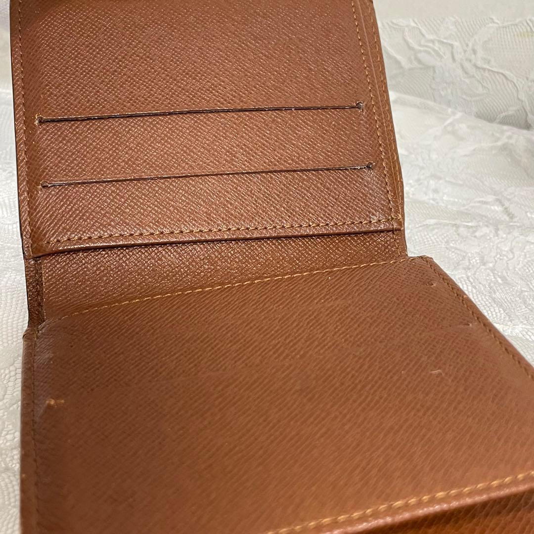 ★ルイヴィトン　モノグラム　三つ折り財布　Wホックウォレット S1458