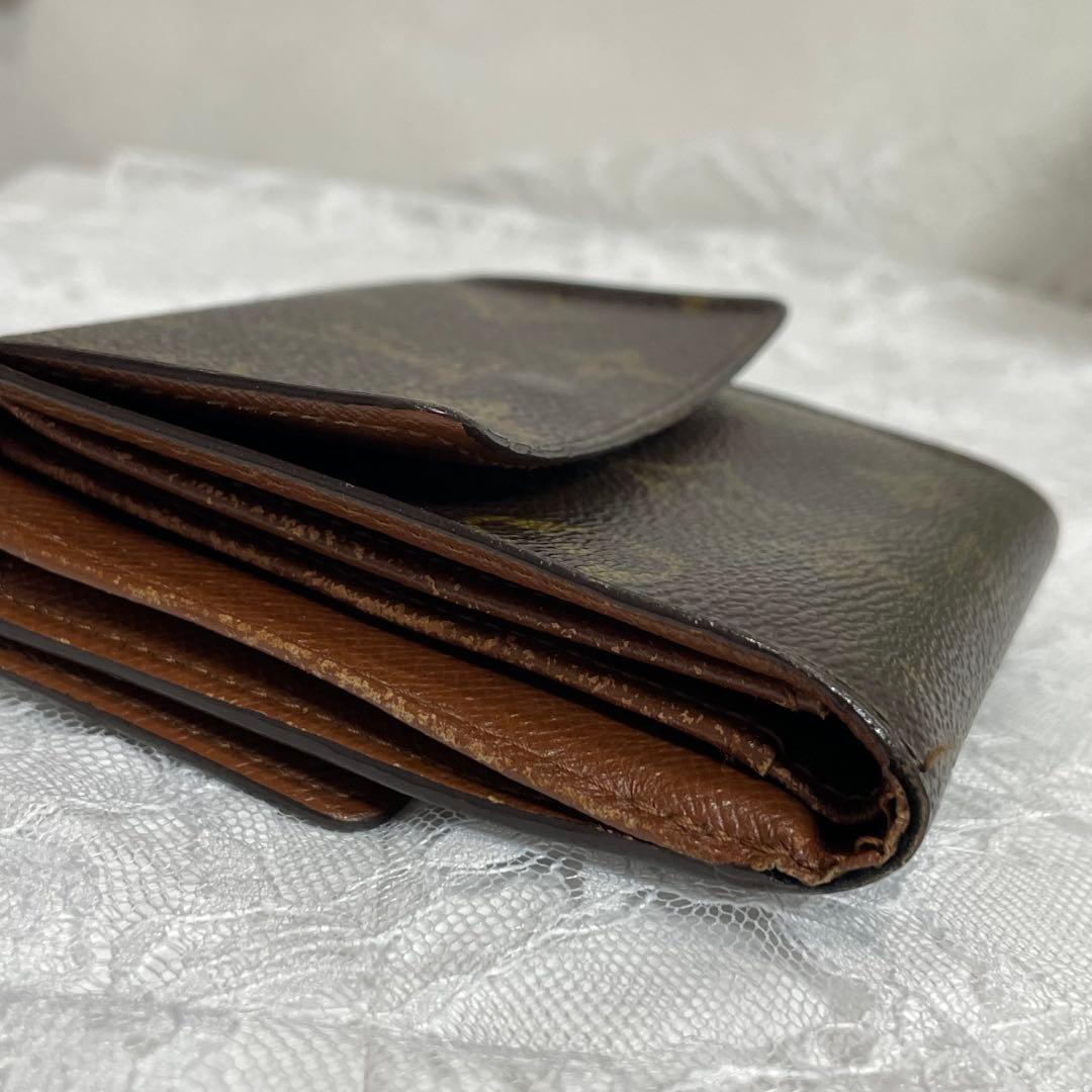 ★ルイヴィトン　モノグラム　三つ折り財布　Wホックウォレット S1458