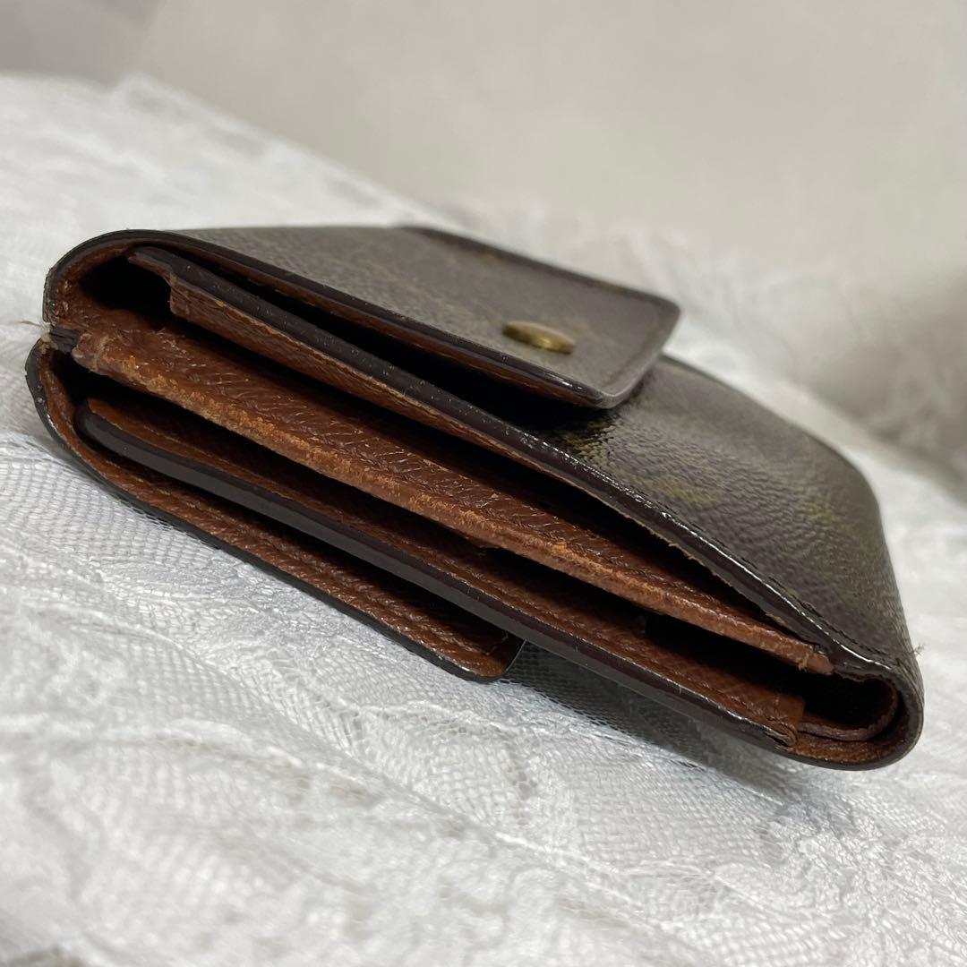 ★ルイヴィトン　モノグラム　三つ折り財布　Wホックウォレット S1458