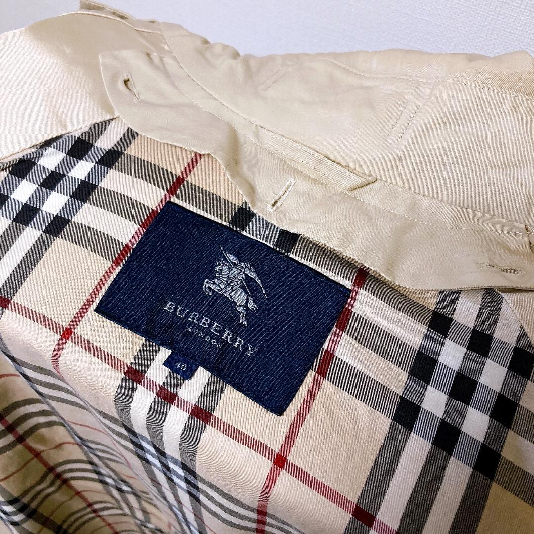 Burberry London トレンチコート ノバチェック 40