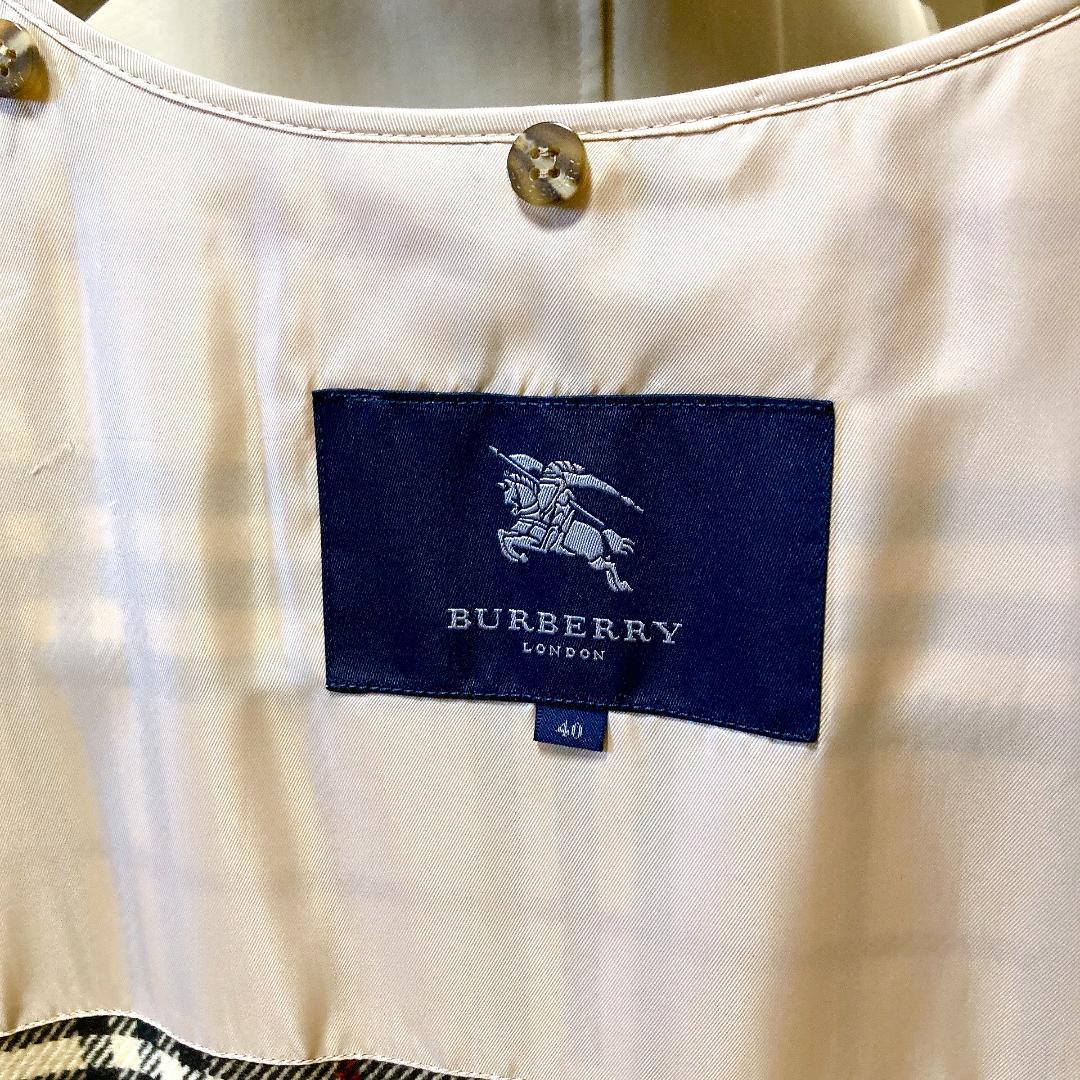Burberry London トレンチコート ノバチェック 40