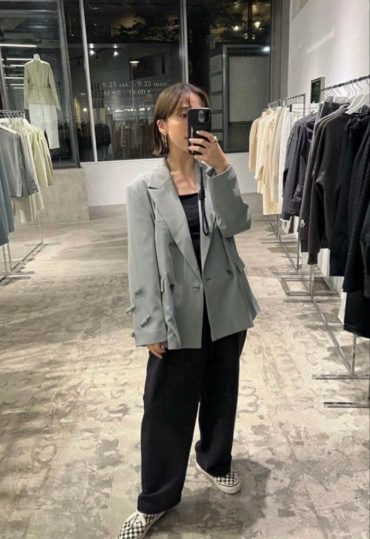 meer. メーア　RIBBON OVERSIZED JACKET フリーサイズ
