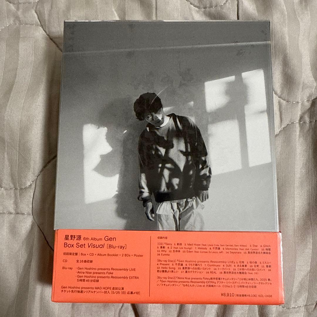 星野源　Gen 初回限定盤　Blu-ray