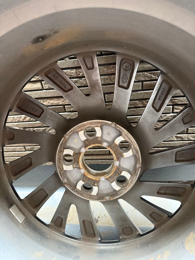 レクサスES300h VersionL 純正ホイール 8J+45
