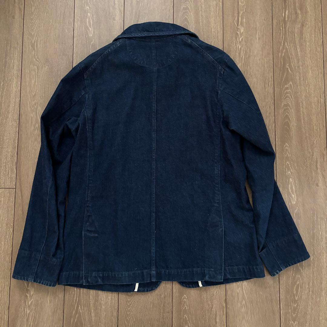 美品　DANTON ダントン　カバーオール　38 コットン インディゴ　M