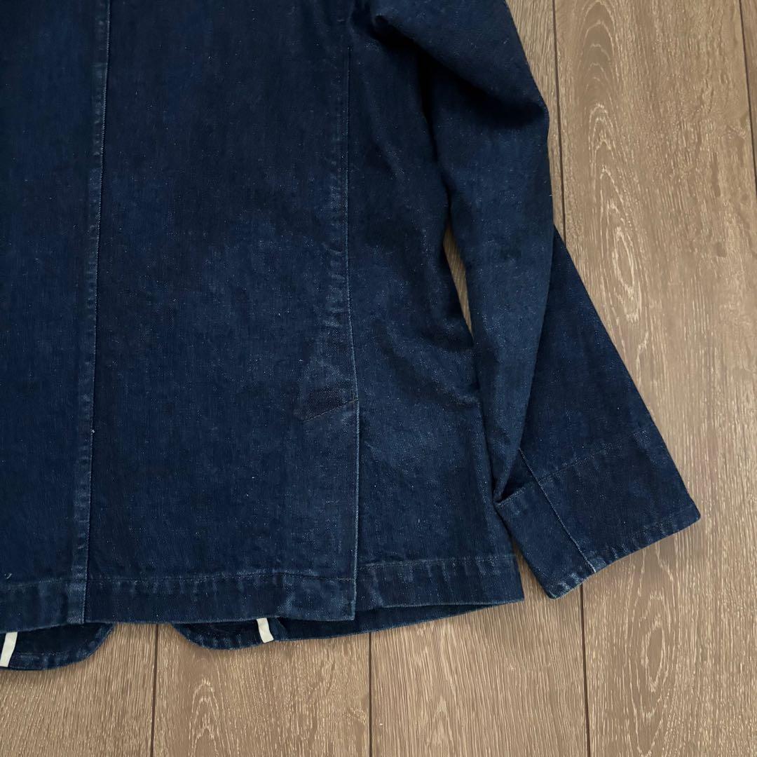 美品　DANTON ダントン　カバーオール　38 コットン インディゴ　M