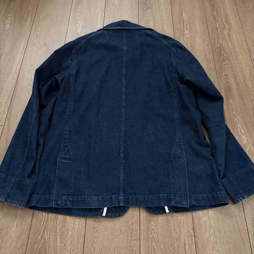 美品　DANTON ダントン　カバーオール　38 コットン インディゴ　M