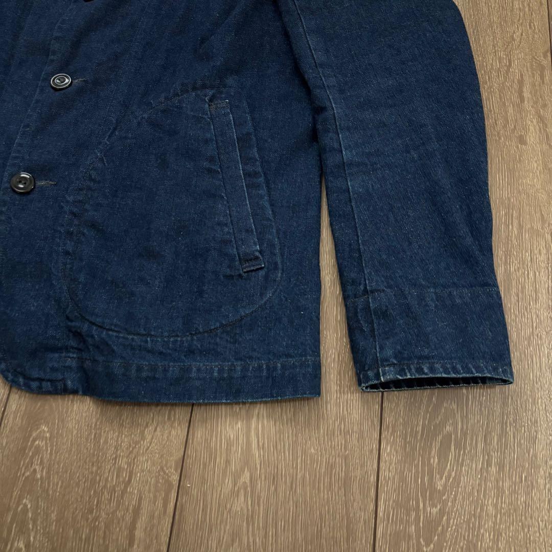 美品　DANTON ダントン　カバーオール　38 コットン インディゴ　M