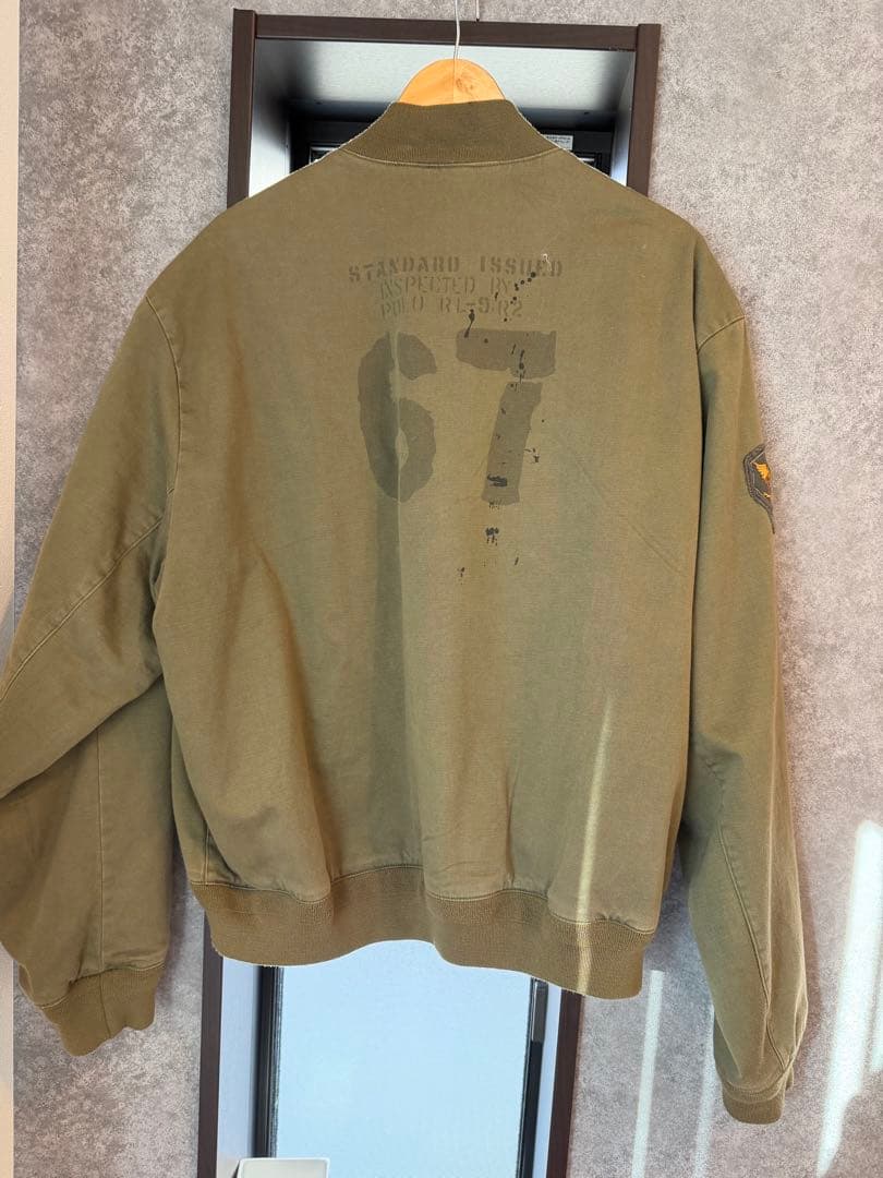 POLO RALPH LAUREN MA-1 ボンバー ワッペン ミリタリー