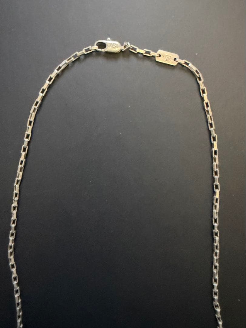 GUCCI グッチ　ベネチアンチェーンネックレス　シルバーネックレス