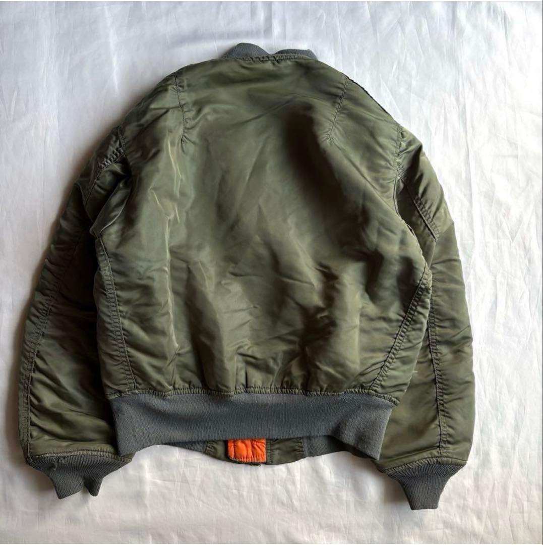 アルファインダストリーズ　90s MA-1 USA製　フライトジャケット　S