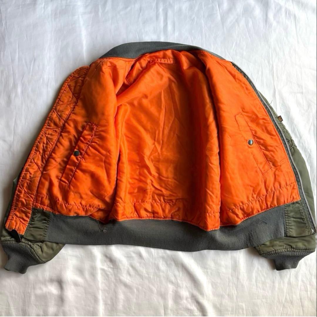 アルファインダストリーズ　90s MA-1 USA製　フライトジャケット　S