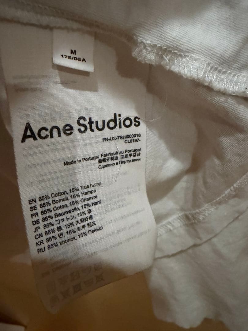 トップス acne studious Relax Fit Logo T-Shirt